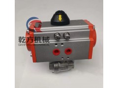 气动内丝球阀 304不锈钢气动球阀 高压气动球阀图4