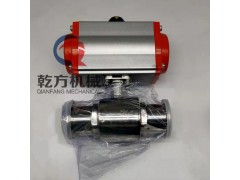 304不锈钢快装球阀 快装气动球阀，气动快装直通球阀图4