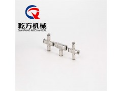 侧螺纹快插三通 304/316不锈钢 快插四通 气动快插接头图3