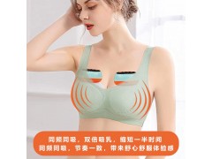 跨境电商新款同频电动吸奶器一键遥控吸奶器免手扶穿戴式吸奶器图3