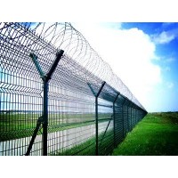 河北围网厂家供应机场钢筋围界网飞机场围栏网