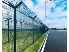河北围网厂家供应机场钢筋围界网飞机场围栏网图2