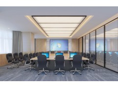 宁波封闭机房效果图制作,拼接屏会议室效果图设计图2