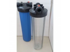 20英寸大胖塑料透明过滤器1寸DN32接口；聚丙烯PP透明图2