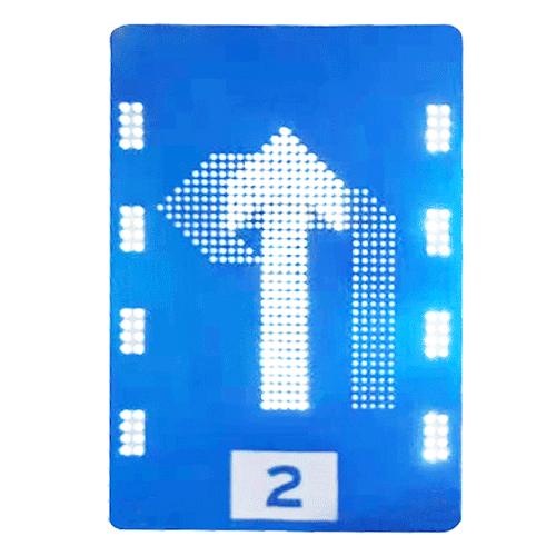 骧虎可变车道指示牌 潮汐车道标志牌 车道行驶方向交通标志