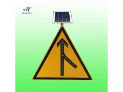 三角形led标志 太阳能合流标志牌 led交通标志厂家图2