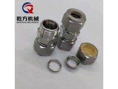 订做310S卡套接头,2520/C22材质卡套接头,弯头三通图3