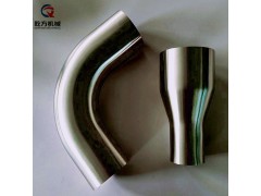 不锈钢自动焊加长大小头,304/316卫生级BA大小头图2