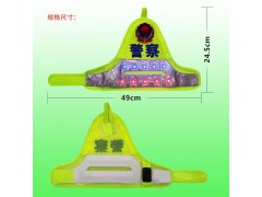 新款充电袖标 执勤led袖标 作业警示臂章报价图2
