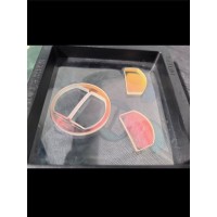 TJ蓝宝石片/石英玻璃/超白玻璃异形切割激光微小孔加工