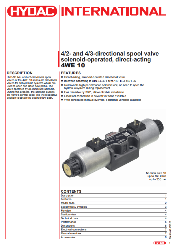 4WE10 D-OF A01-110AC -A