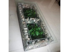 民宿特色装饰石笼网墙 后花园石笼水池 电焊石笼景观墙图6