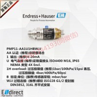 E+H德国PMP11-10N2/0压力变送器100kPa