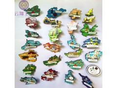 云翔厂家定制金属纪念盘 奖牌订制 各省份景点徽章纪念章制作图3