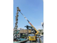 福田附近高空车出租 360度旋转篮筐登高车 认准顺通租赁图4
