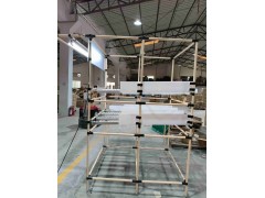 PE版流利条米黄色货架组装可拆复合管工作台带灯图4