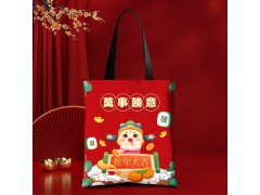2025蛇年帆布袋定制手提袋春节新年帆布包礼品袋环保袋图2