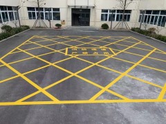 苏州张家港消防车道划线、昆山消防登高面画线、太仓消防通道标线图4