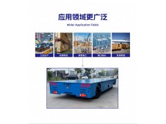 轮胎式电动地平车 万向移动智能搬运平板车抵押无轨地爬车图2