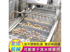 可定制气泡清洗机 净菜加工流水线 菠菜油菜黄瓜芹菜洗菜机图1