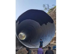 钢波纹涵管厂家直销钢金属地埋式管道大口径排污管图2