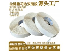 工厂直销拉链纸箱花边波浪锯齿留边双面胶带飞机盒纸箱彩盒易撕条图1