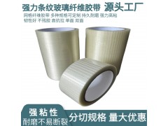 单面玻璃纤维胶带强力条纹工业用高粘度家电飞机模型固定重物捆扎图2