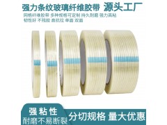 玻璃纤维胶带电器航模冰箱固定超强力封箱条纹纤维胶抗拉防风胶带图2