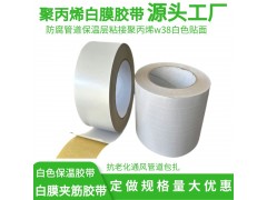 管道封口铝箔布胶带聚丙烯白膜白膜PVC夹筋胶带聚乙烯玻璃棉图2