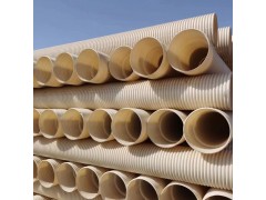 PVC双壁波纹排水管 pvc-u排污管 规格齐全图2