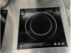定制黑晶板，黑色微晶玻璃，电磁炉玻璃，电磁炉专用玻璃-诺坤达图5