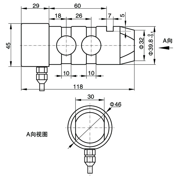 NTJH-9A轴销式传感器 轴销称重传感器 轴销式重量传感器图3