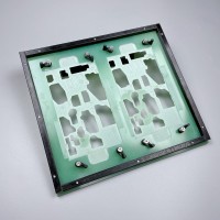 波峰焊过炉治具 过锡炉治具回流焊过锡炉夹具FR4波纤夹具量