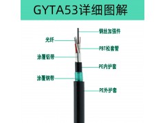 GYTA53双层铠装地埋光缆 专用直埋 安全可靠图7