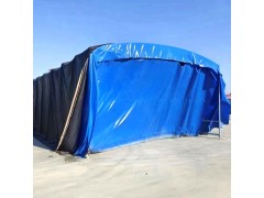 桥梁蒸汽养护棚梁场保温用加棉移动推拉养生棚预制箱梁蒸气养护蓬图3