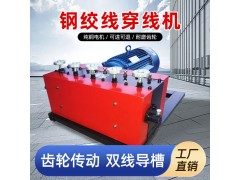 桥梁预应力钢绞线穿束机全自动变频钢丝绳穿索机施工钢绞线穿线机图2