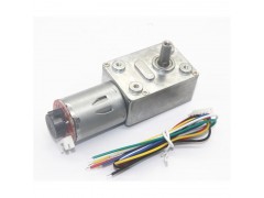 4632F370涡轮蜗杆直流减速电机12V24V电动窗帘马达图3