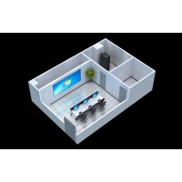 泉州地区钢结构厂房|园林绿化|拼接屏电视墙效果图制作