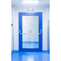 双层玻璃安全门搭配推杆锁优势解析