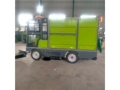 环卫多功能两桶电动扫路车两桶电动扫地车山东厂家直销价格报价表图1