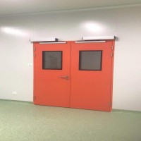 电动平开门门体表面光滑易清洁的特点