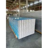 南通玻镁板 彩钢玻镁净化板 双玻镁岩棉手工夹芯板