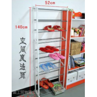 厂家直销十层多功能组装白色鞋架 钢管鞋柜 新料厂家鞋架批发