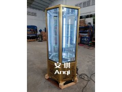 六角旋转展示柜,冷藏保鲜六角柜图3