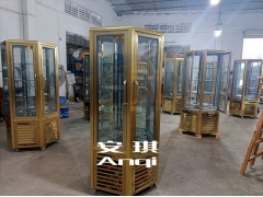 六角旋转展示柜,冷藏保鲜六角柜图4