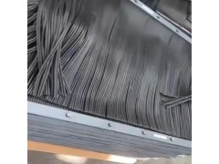 倒料槽抑尘橡胶帘 6mm密封胶条装订阻燃挡尘帘 矿用风帘图8